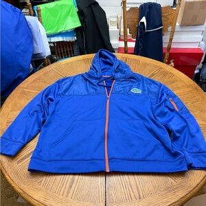 Champion Florida Gators Blue Hooded Jacket with Orange Accents